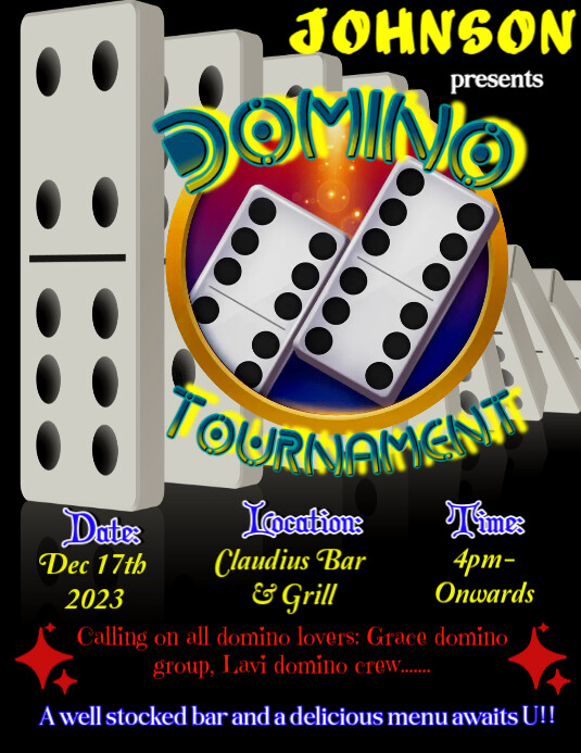 Domino Template PosterMyWall