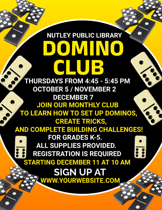domino tournament flyer template,domino game
