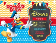 Donald Duck Template | PosterMyWall