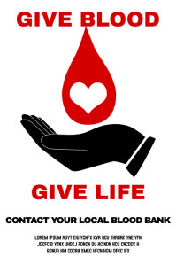 550 Blood Drive Customizable Design Templates Postermywall