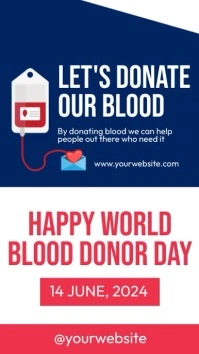 Donate Our Blood template