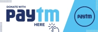 Donate with paytm Twitter-header template