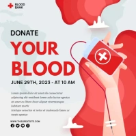 Donate your blood template Post Instagram