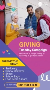 Donation & Giving tabloid สถานะ WhatsApp template