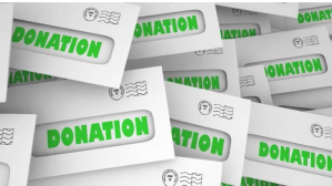 Hvid Donation campaign activities flyer template YouTube Thumbnail