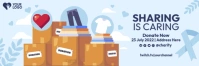 Donation Campaign Banner Twitter-header template