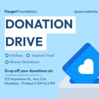 Donation Drive Instagram Post template