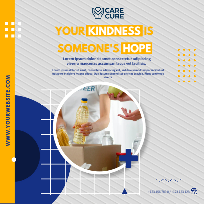 Donation Posters Template | PosterMyWall
