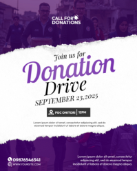 Donation Template Instagram Portrait