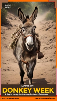 Donkey Week Instagram Story template