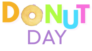 White Donut Day Template Digital Display