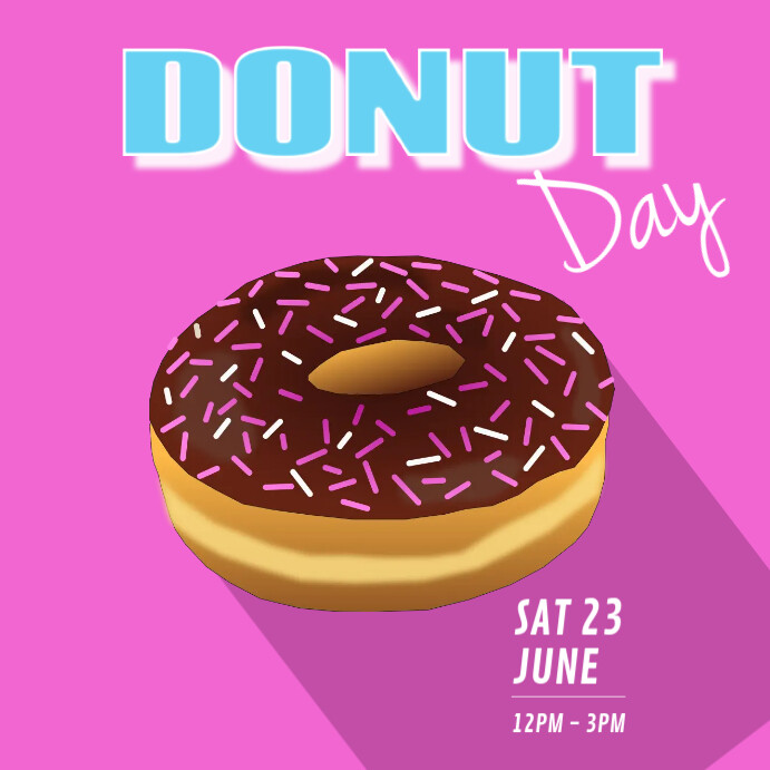 Donut Instagram Post template