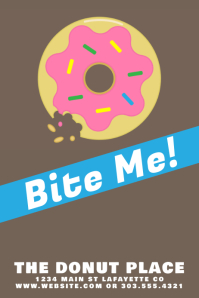 customizable design templates for donuts postermywall donut sale flyer template