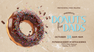 Donuts with Dads งานแสดงผลงานแบบดิจิทัล (16:9) template