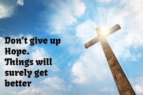 Don’t Give Up Etiqueta template