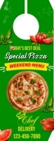 Door Hanger - Pizza Restaurant template