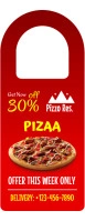 Door Hanger - Pizza Restaurant template