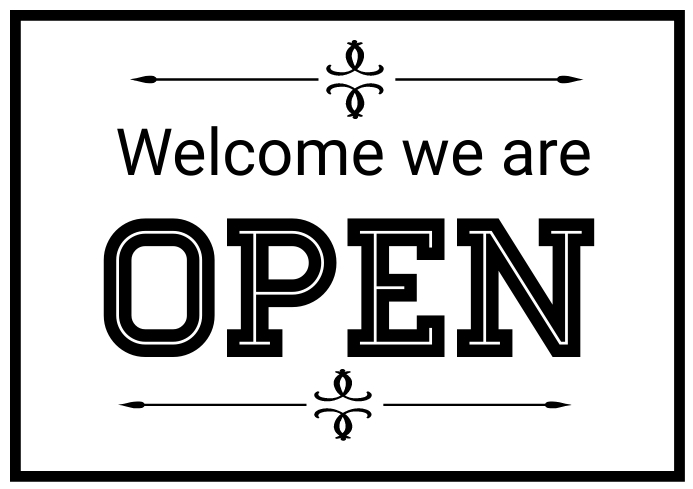 door-signage-open-template-postermywall for Free Printable Office Door Sign Template Door signage open Template | PosterMyWall for Free Printable Office Door Sign Template