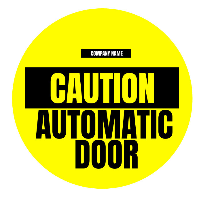 door sticker Template | PosterMyWall