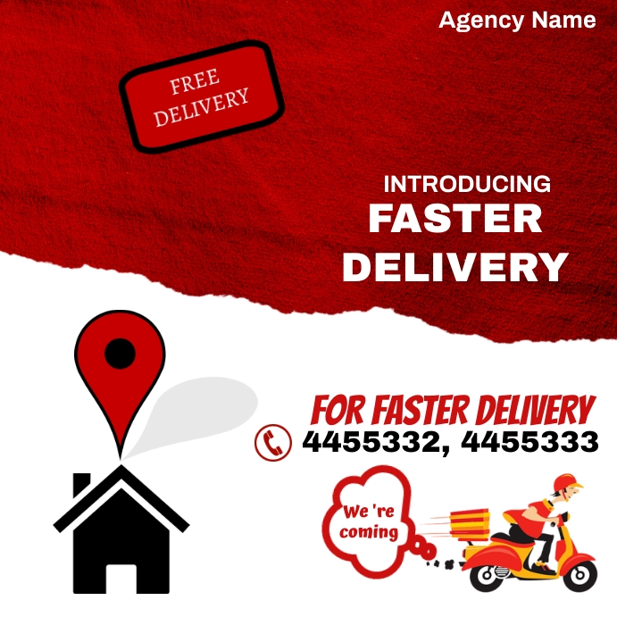 Copy of Doorstep Delivery for instagram | PosterMyWall