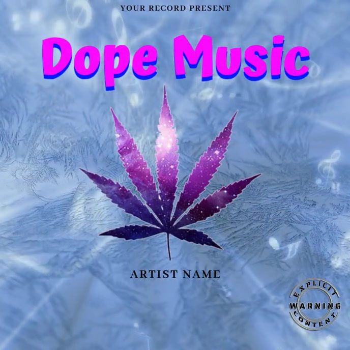 Dope Music Mixtape Album Cover Art Template PosterMyWall dope-music-mixtape-album-cover-art-template-postermywall