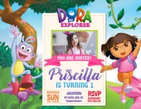 Dora The Explorer Template | PosterMyWall