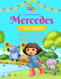 Dora The Explorer Template PosterMyWall
