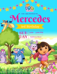 Dora The Explorer Template PosterMyWall