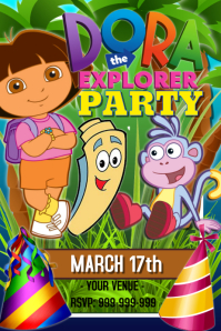 Dora The Explorer Map Template