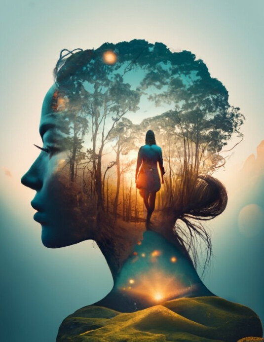 Double exposure template | PosterMyWall