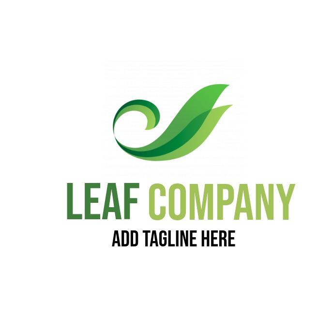 double leaf Logo template