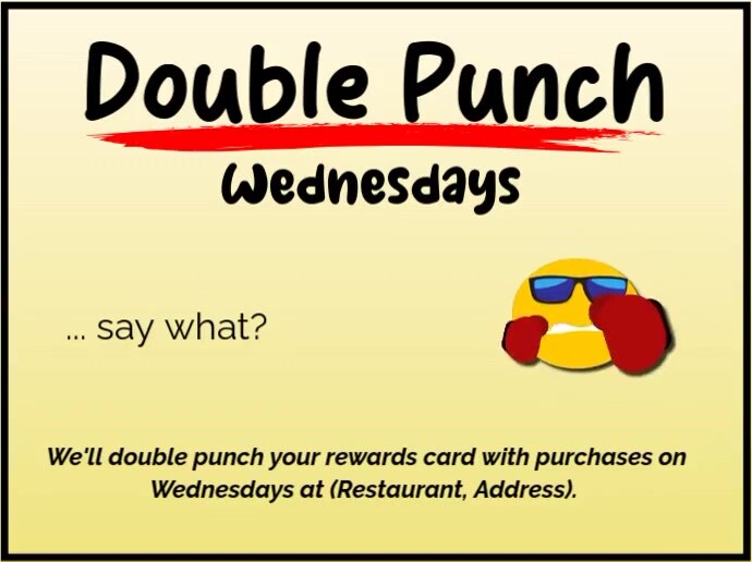 Double Rewards, Facebook Isethulo template