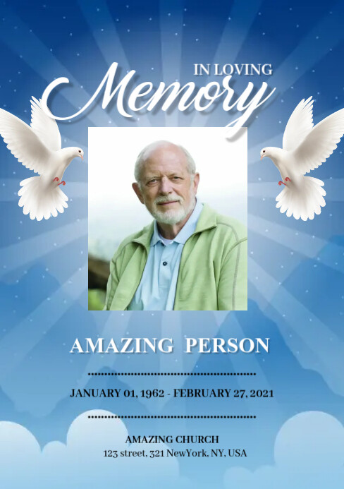 Funeral Backgrounds For Programs