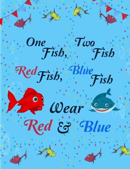 Dr Seuss spirit week Template PosterMyWall Dr Seuss spirit week Template PosterMyWall
