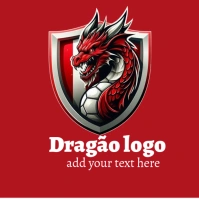 Dragão logo Logótipo template