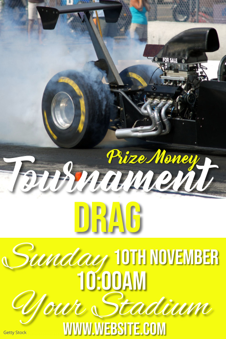 Copy of Drag Racing | PosterMyWall