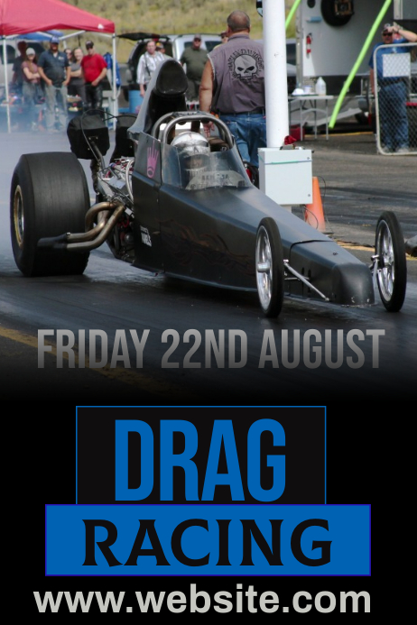 Drag Racing Template | PosterMyWall