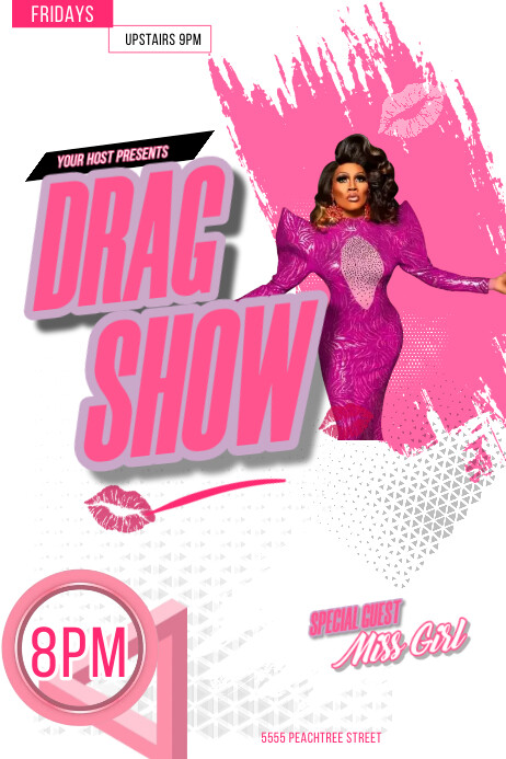 Drag Rights Poster Copy of DRAG SHOW | PosterMyWall