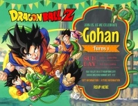Dragon Ball Z Flyer (US Letter) template