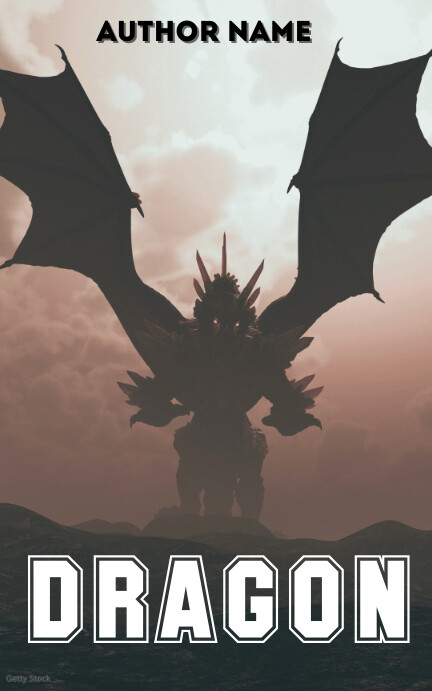 Dragon Book Cover Template PosterMyWall