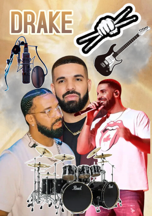 Drake Template PosterMyWall