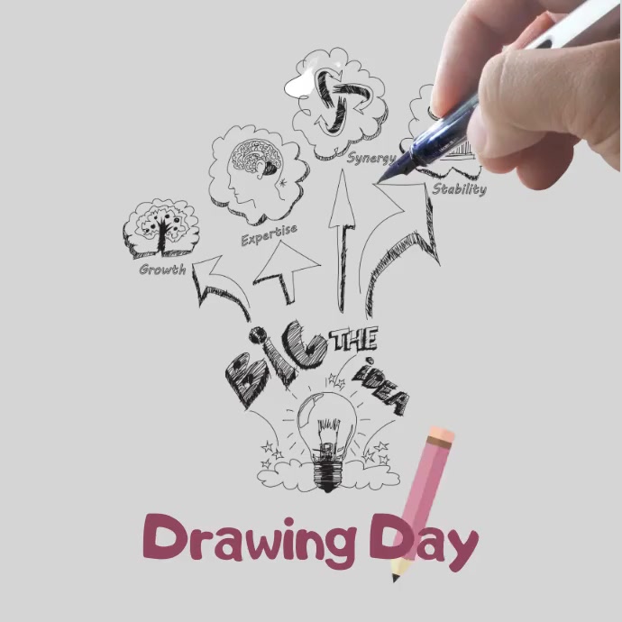 Drawing Day Template | PosterMyWall