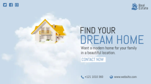 Blauw Real Estate Marketing Twitter Post Template