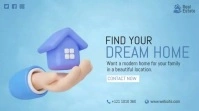 Dream Home Ad Twitter Post template