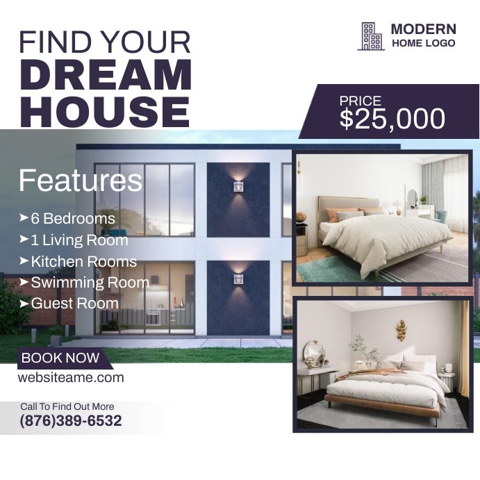 Dream House Template | PosterMyWall