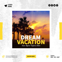 Dream Vacation Template | PosterMyWall
