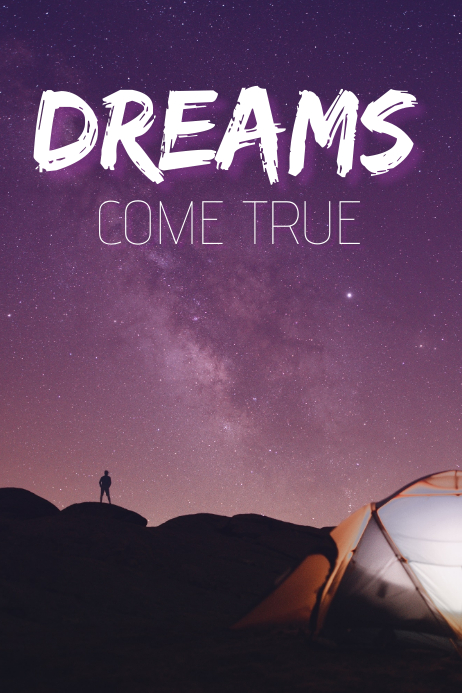 Dreams Come True Quote Template Postermywall Dreams Come True Quote Template Postermywall