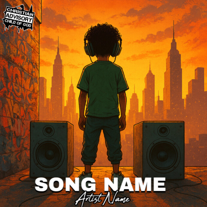 Dreams in Stereo Album Cover template