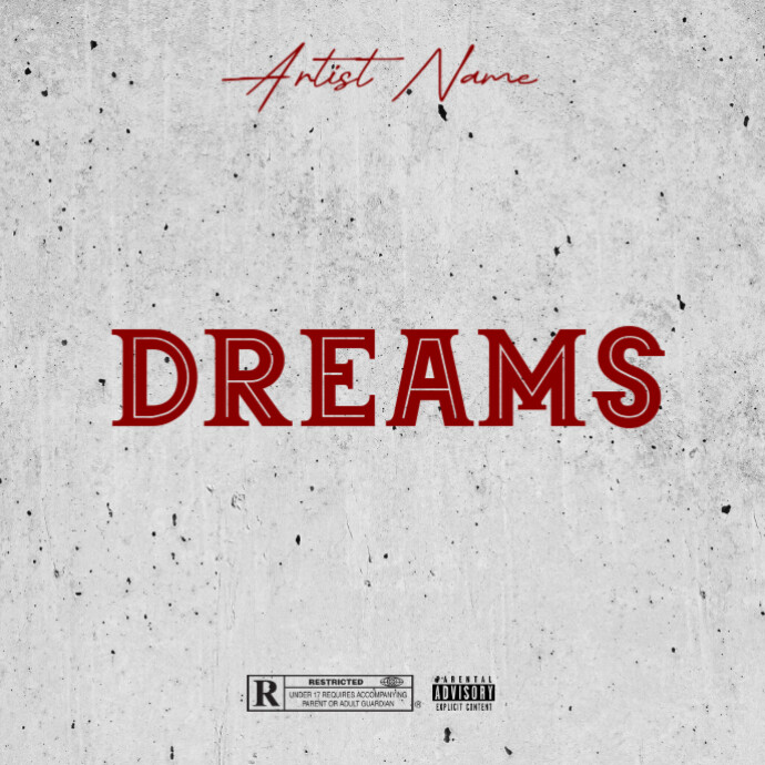 Dreams Mixtape Album Cover Album Cover Template PosterMyWall Dreams Mixtape Album Cover Album Cover Template PosterMyWall