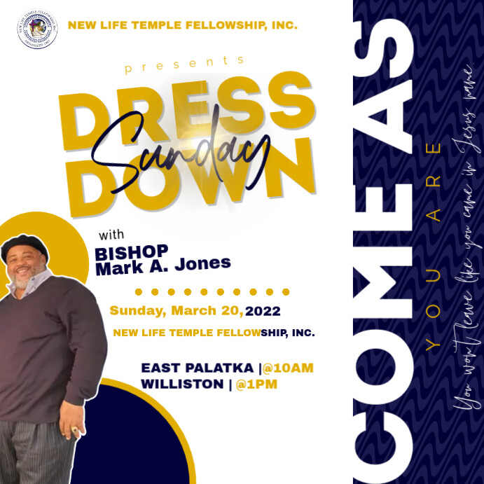 Dress down Sunday Template | PosterMyWall Dress down Sunday Template | PosterMyWall